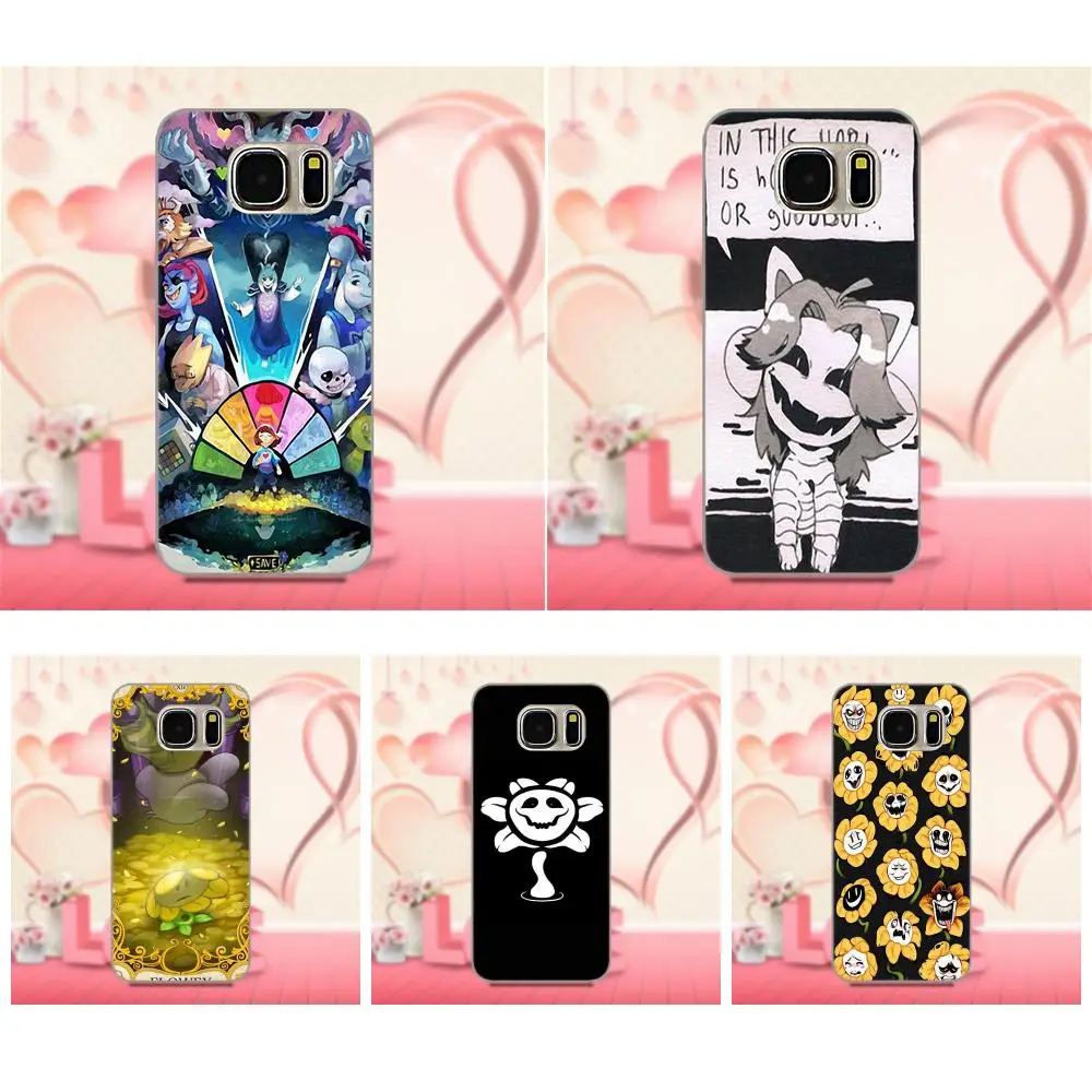 

Bixedx TPU Cover Cell Phone Cases Flowey Undertale Design For Galaxy A3 A5 A7 J1 J3 J5 J7 2016 2017 S5 S6 S7 S8 S9 edge Plus