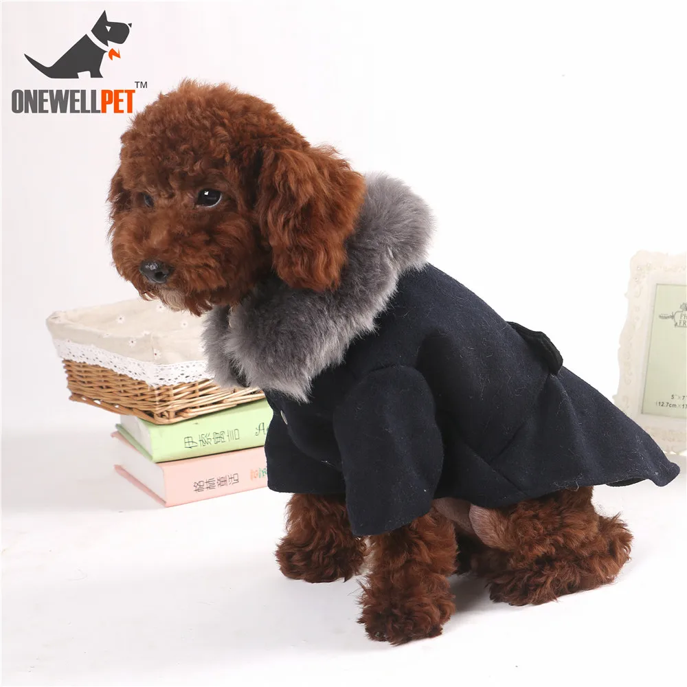

Pet Dog Wool Coat Puppy Pet Dog Cat Jacket Fur Collar Winter Warm Outwear Dog Costume Pet Supplies Cachorro Mascotas Cat Clothes