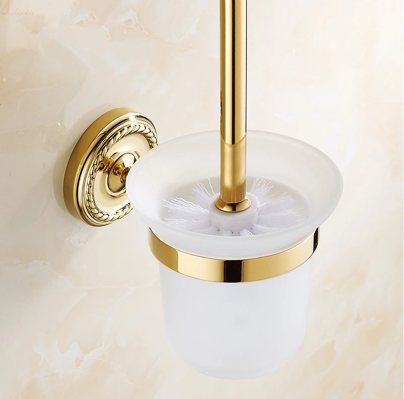 European Luxury Golden plated finish Bathroom Accessories, Fashion