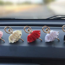 Автомобильный орнамент Алмазная балетная девушка клип автомобильный воздушный зажим для Освежителя автомобильный Ароматический диффузор самоароматизированный вентиляционный освежитель воздуха XCZ565