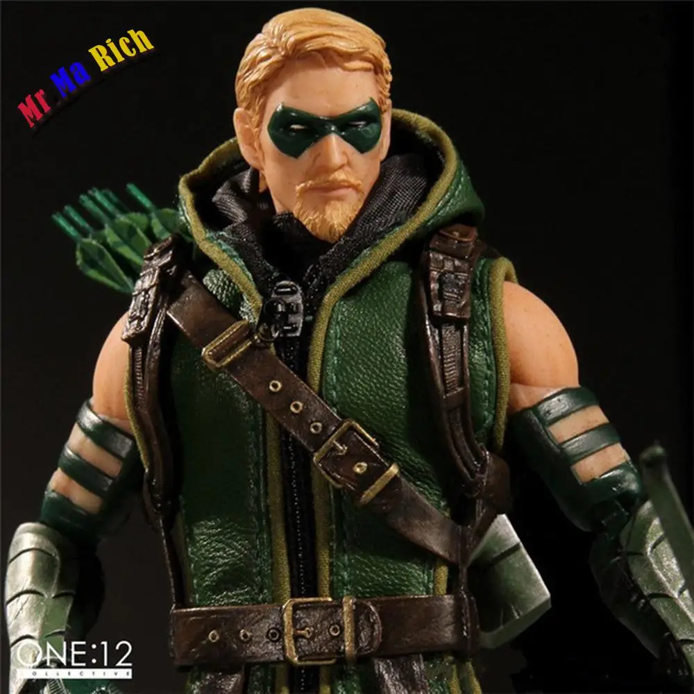 Mezco Dc Comics Green Arrow Uno: 12 Collettiva Figure Giocattoli 16 Cm