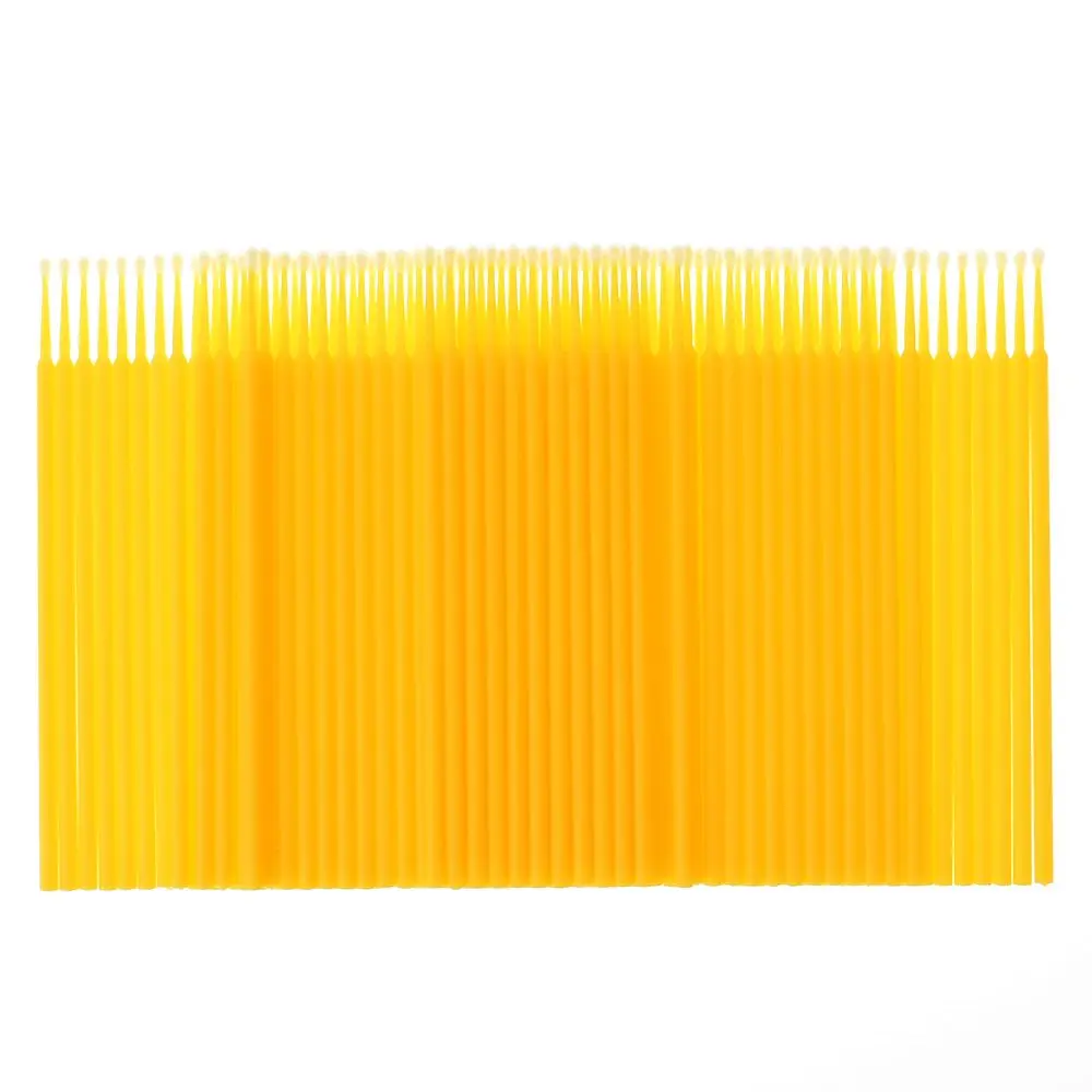 100 шт./пакет многоцветные Одноразовые микро щеточки с тушью для ресниц палочки аппликационная палочка кисти для наращивания ресниц инструмент для макияжа 30