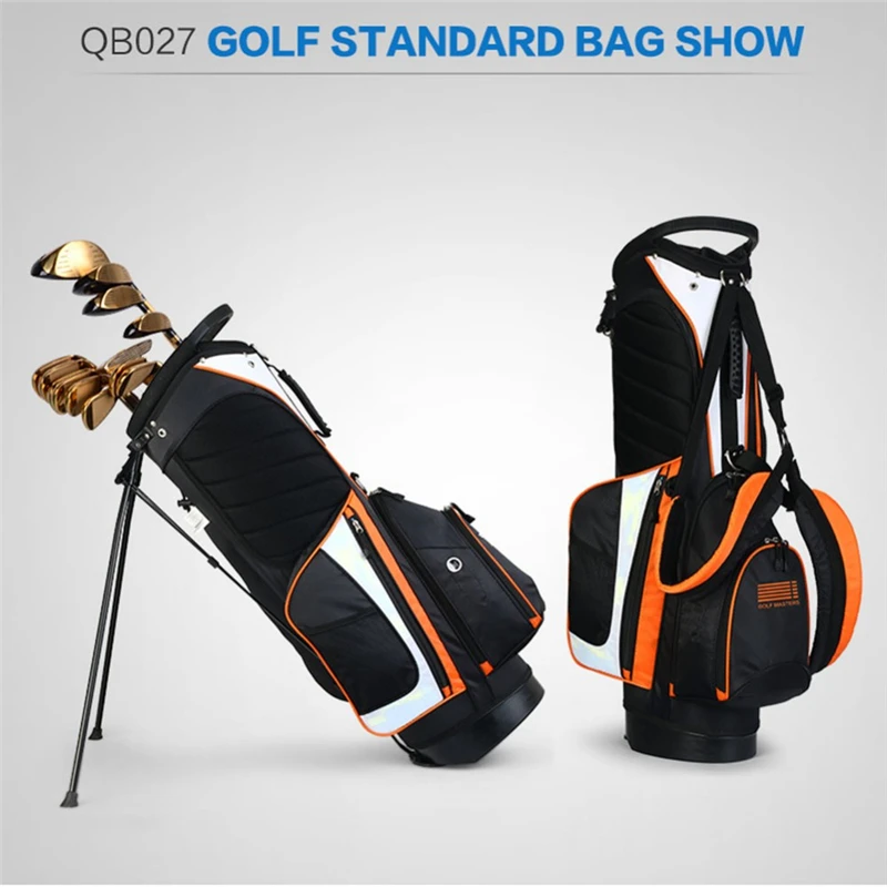Golf Rack Bag Portable 14 Holes Golf Clubs Stand Bag Big Capacity Tripod Rack Bag Multi Purpose ...