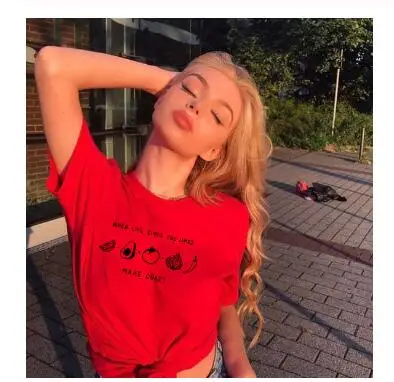 When Life Gives You Limes T-Shirt Funny Saying Eco Tee Stylish vegetable fruit Slogan Graphic Tops Girl Tumblr Camisetas Outfits4