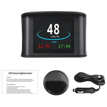 

Universal Hud GPS Computer Car Speed Projector Digital Speedometer Display Fuel Consumption Temperature Gauge Diagnostic Tool