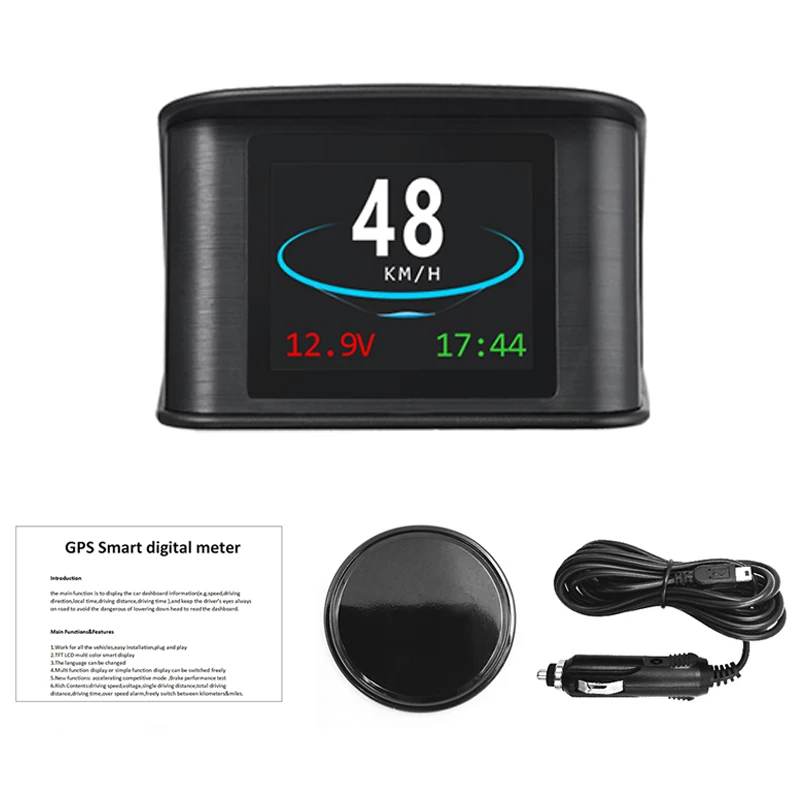  Universal Hud GPS Computer Auto Geschwindigkeit Projektor Digital Tacho Display Kraftstoff Verbrauc