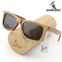 ボボ鳥ファッション男性サングラス偏光カスタム木材竹サングラス正方形 Piltor oculos feminino デゾルギフトボックス