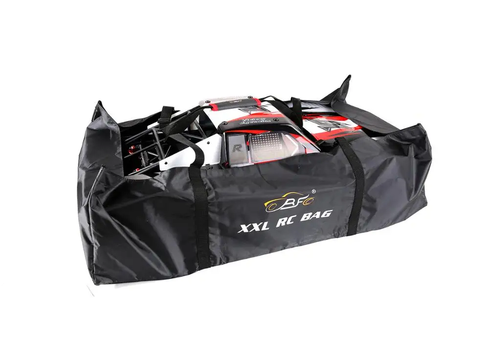 RC Car Travel Bag Backpack Case Protective Carry Storage Bag for RC scale  Racing Truck RC Car Spare Parts - Black 