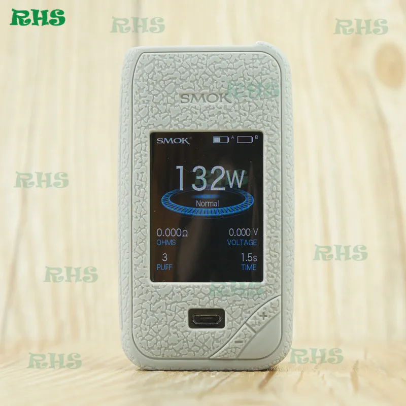 gray RHS Противоскользящий силиконовый портсигар для SMOK X-Priv 225 Вт комплект регулятор мощности ТК 225 Вт X Priv коробка мод - Цвет: gray