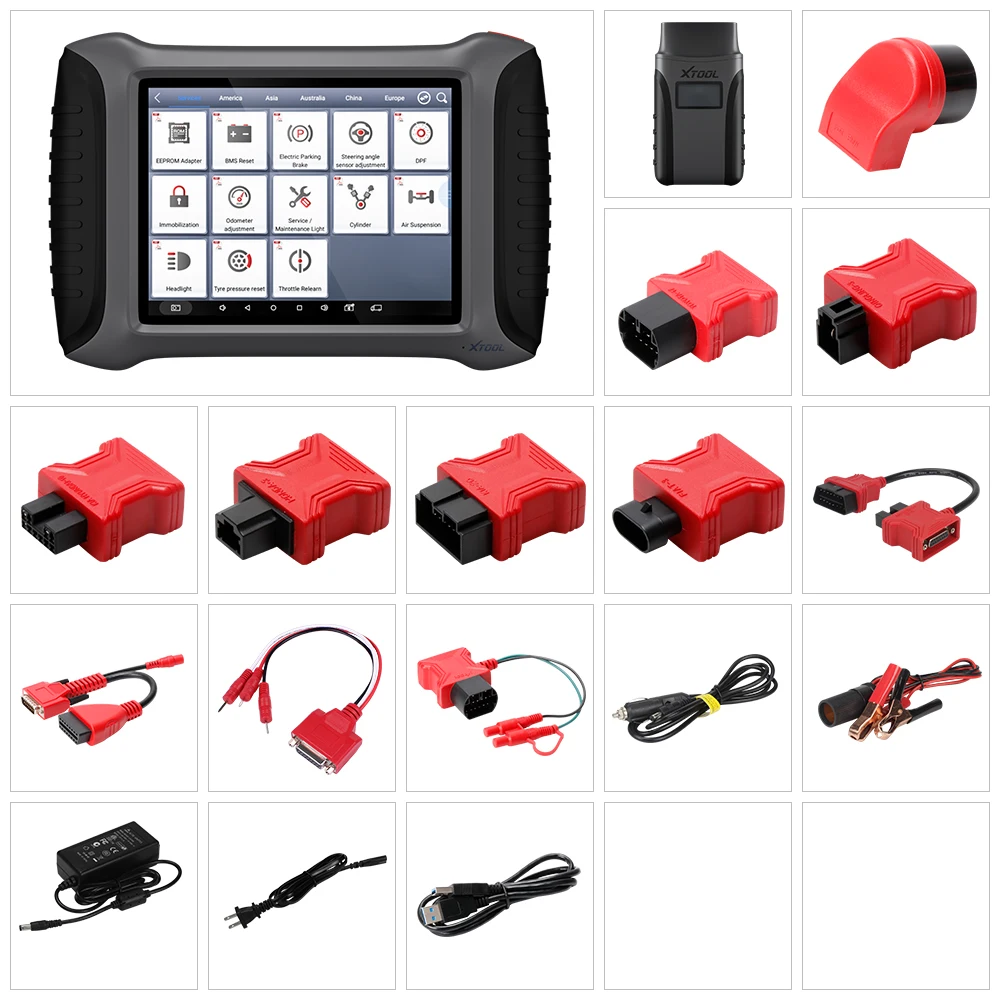 US $799.20 XTOOL A80 H6 Full System OBD2 Car Diagnostic Tool OBDII Car Repair Tool Vehicle Programming Odometer Adjustment Wifi Bluetooth