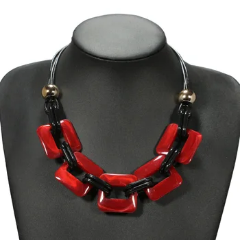 Find Me 2019 fashion power Leather cord statement necklace & pendants vintage weaving collar choker necklace for women Jewelry 5
