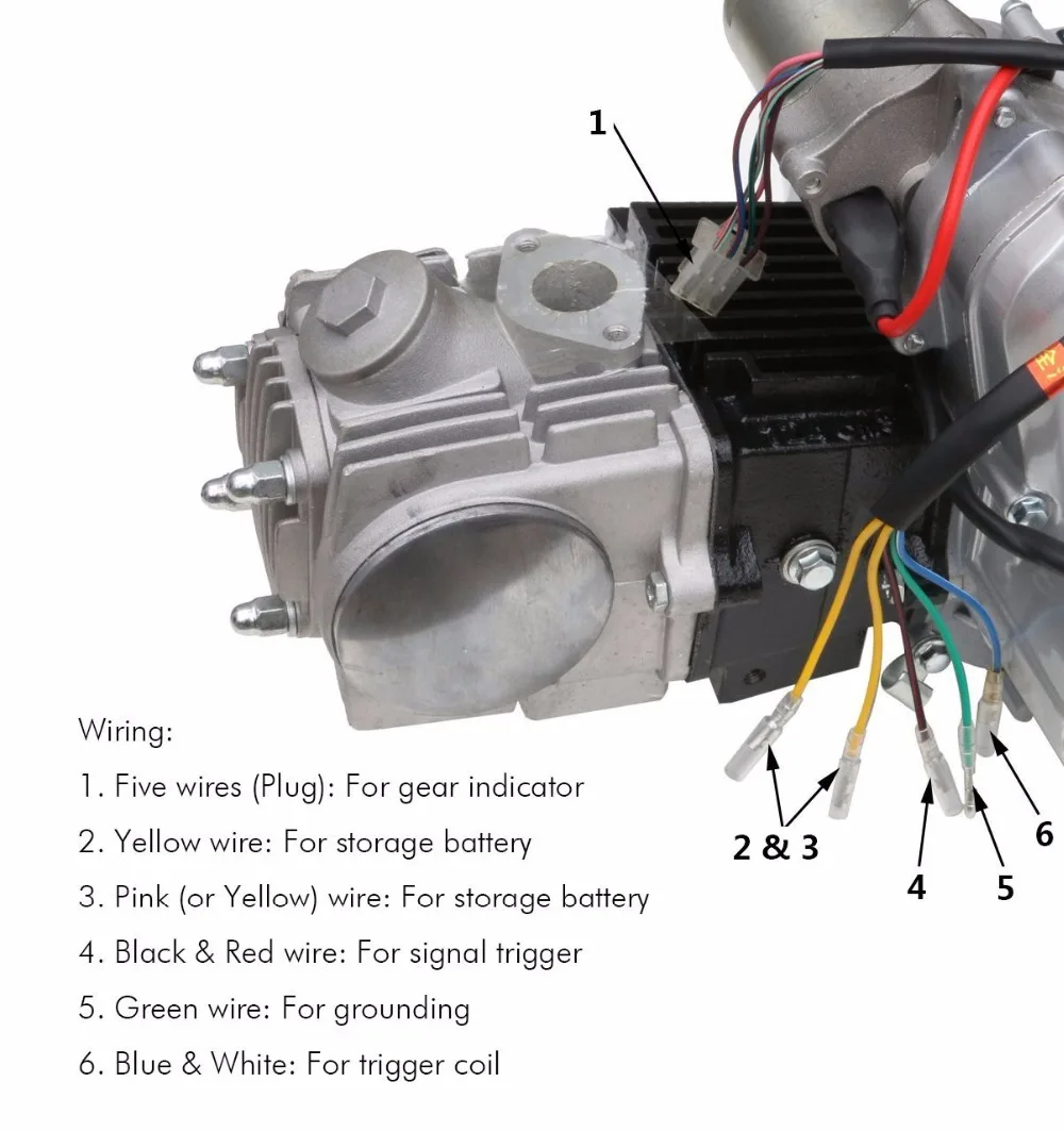 MYMOTOR 125cc двигателя 4 тактный двигатель Semi автоматическая машина для XR50 CRF50 XR CRF 50 70