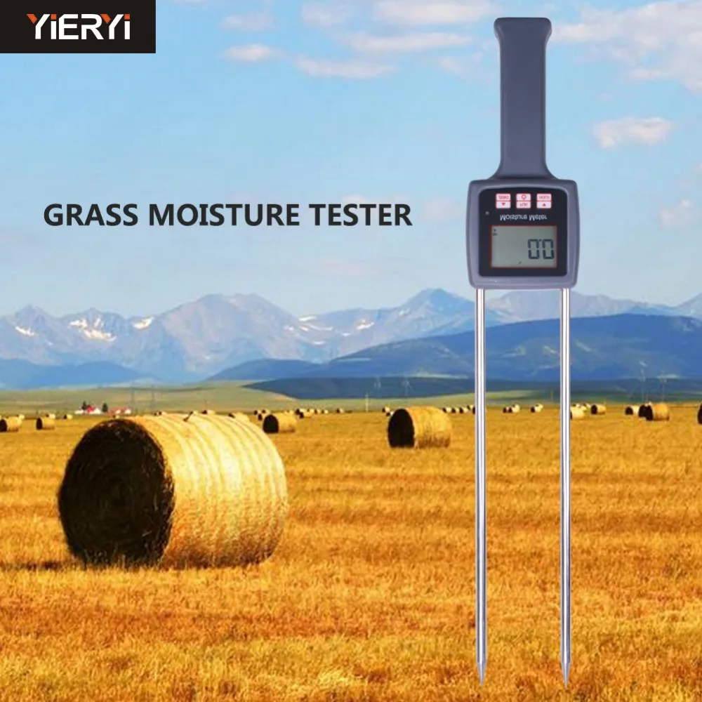 TK100H Portable Hay Moisture Meter for cereal straw,bran, Forage grass