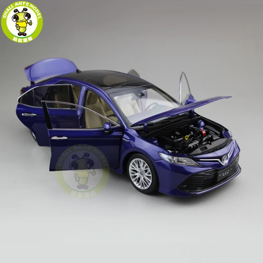 1/18 Camry 8-го поколения Гибридный литой автомобиль модель игрушки для детей Детская Коллекция подарков на день рождения синий