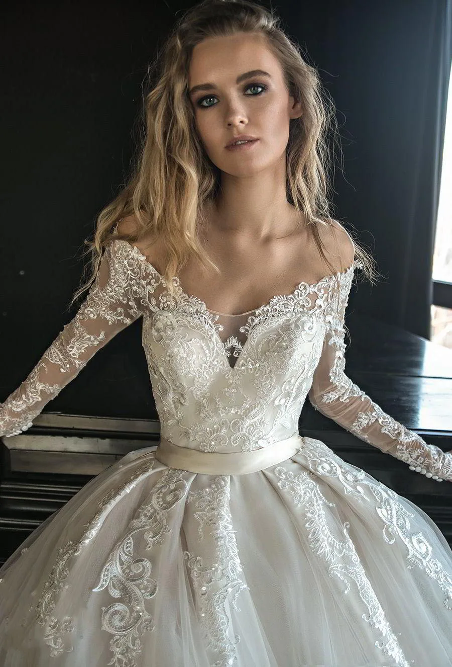 2018-gorgeous-designer-mermaid-wedding-dresses-with-detachable-train-arabic-dubai-off-the-shoulder-long-sleeves-lace-wedding-bridal-gowns