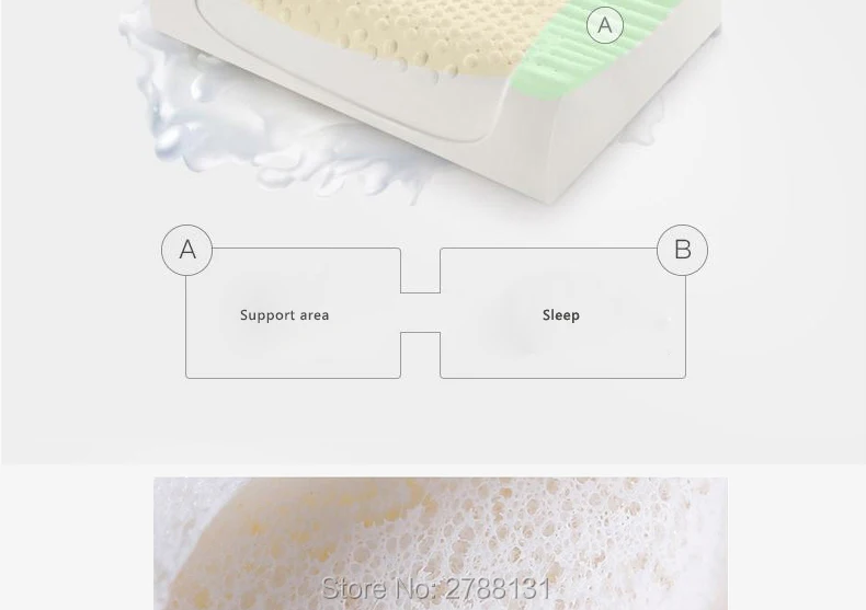 Латекс памяти массажная подушка трикотажные хлопок взрослых спальный подушка для шеи спальня подушку подголовника