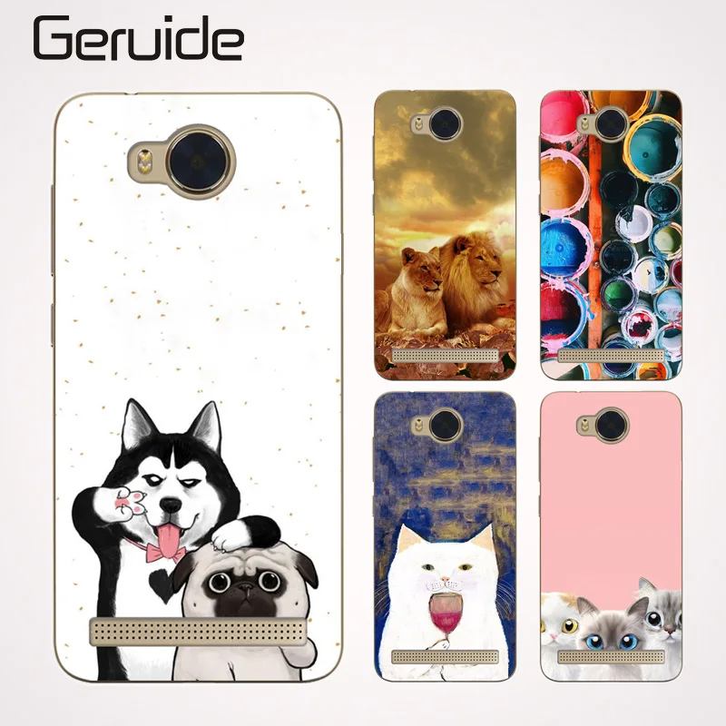 

Geruide Case for Huawei Y3 II Y3 2 Painting Soft TPU Back Silicon Case For Huawei Y3II Phone Case Y3 2/Y3II-U22/ LUA-U22/Lua-L21