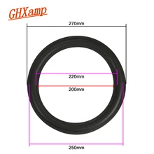 GHXAMP 11 дюймов 270 мм кольцо из вспененного материала для динамика ремонт объемного сторона сабвуфер динамика Раскладывающееся кольцо звуковая коробка для 11 дюймов динамик 2шт