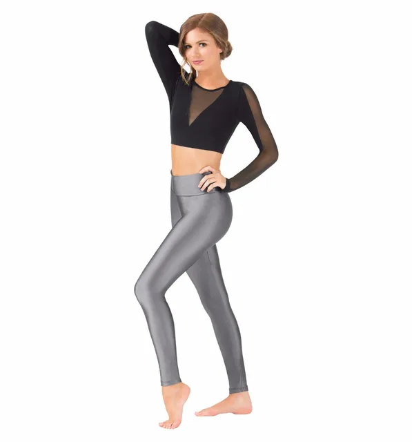 Buy Ovigily Womens Full Length High Waisted Dance Pants Adults Spandex Lycra