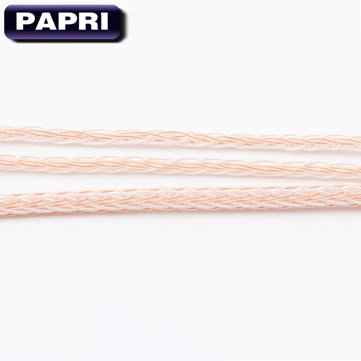 PAPRI 2 5/3 5 мм/4 4 мм PTFE 16 Core OCC + посеребренный кабель для наушников DIY большинства MMCX 0 78