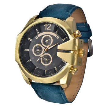 100% Authentic XINEW Luxury Brand Watches Mens Leather Oversized Dial Unique Military Designer Watches Montres de Marque de Luxe curdden brand watches mens full steel gold chronograph watch men dual time waterproof digital watches montres de marque de luxe