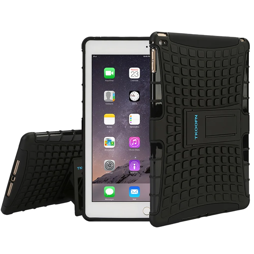 

Tablet Case for ipad air 2 2 in 1 Anti Slip Cover Shockproof Drop Resistance Stand Cover Free Film + Stylus + Cloth