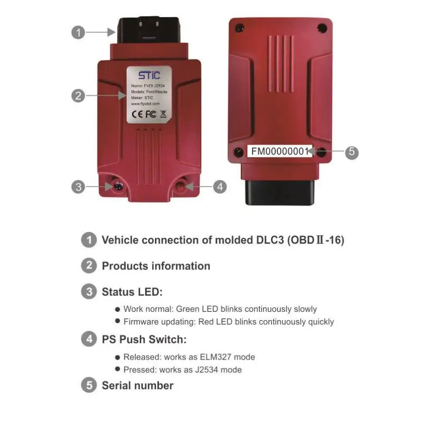 FVDI J2534 OBD2 диагностический Интерфейс поддерживает Фоком идентификаторы/Mazda онлайн обновления программного обеспечения/прошивка Поддержка нескольких Язык нет необходимости виртуальной