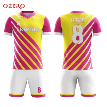 

100% polyester top quality sublimation customized football jersey