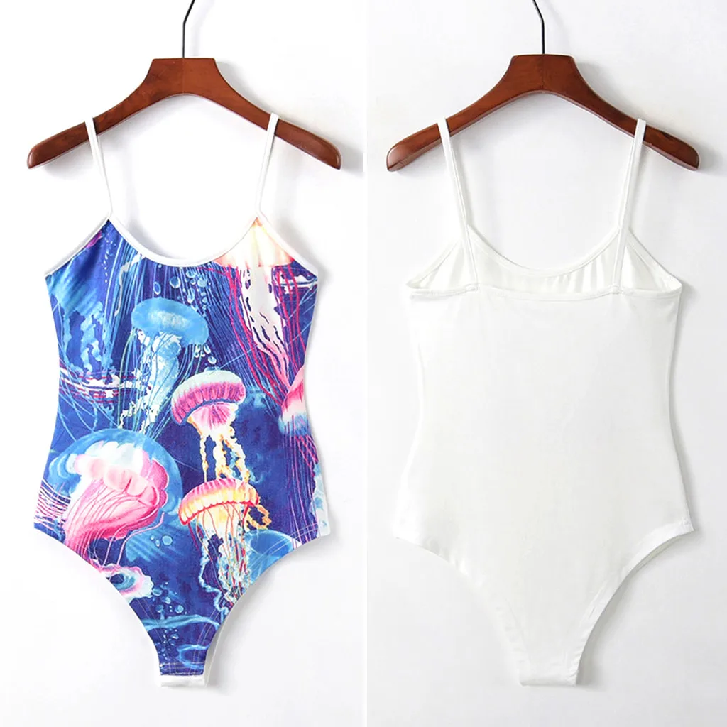 women's suit jumpsuit Overalls for women bodysuit Women's Print Sexy Slim Sling Jumpsuit Siamese Clothes