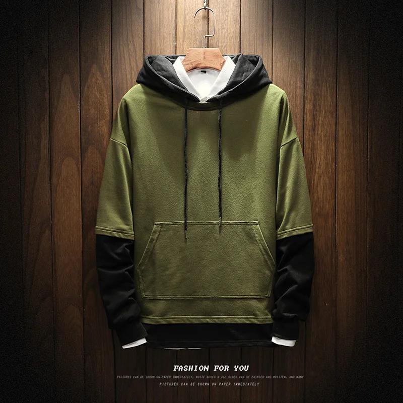 Spring New Hoodies Men Fashion Fresh Campus Style Solid Color Loose Wild Hooded Pullover Man Streetwear Sweatshirt Male Clothes Spring New Hoodies Men Fashion Fresh Campus Style Solid Color Loose Wild Hooded Pullover Man Streetwear Sweatshirt Male Clothes