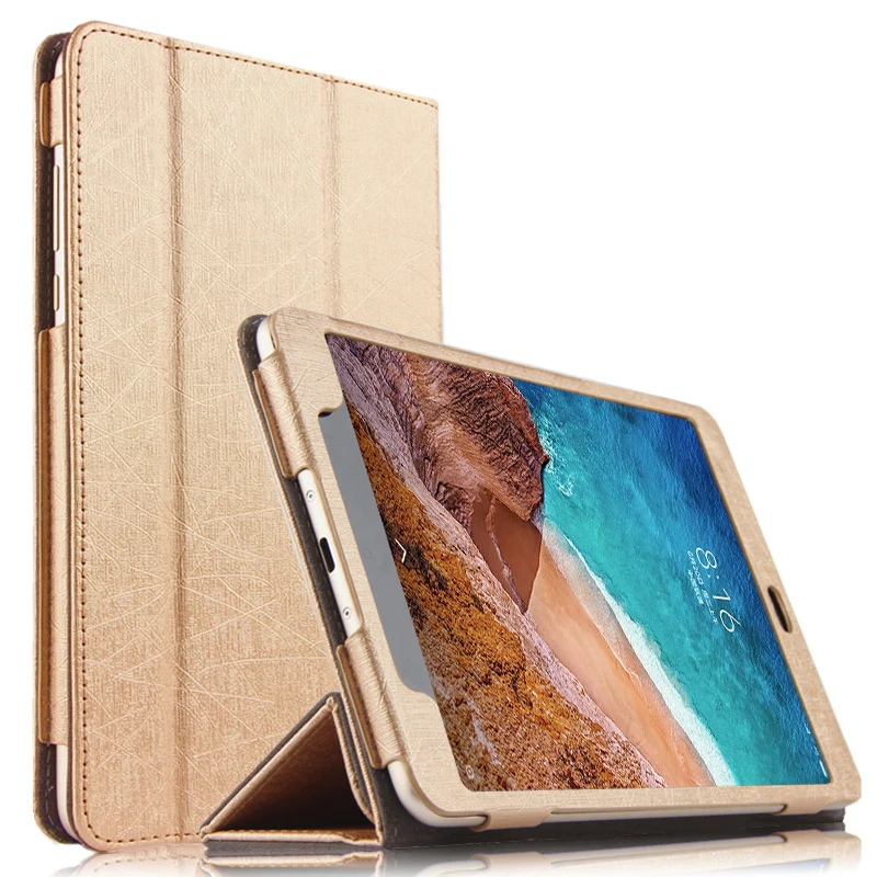 For Xiaomi Mi Pad 4 Case Cover Leather Smart Ultra Thin High Quality With Tablet PC+PU Holder