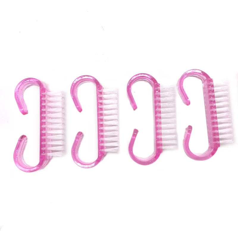 10pcs/lot Nail Brush Art Tools Pink Dust Powder Clean Professional Acrylic Nail Brushes Manicure Pedicure Nails Accessories Tool 2