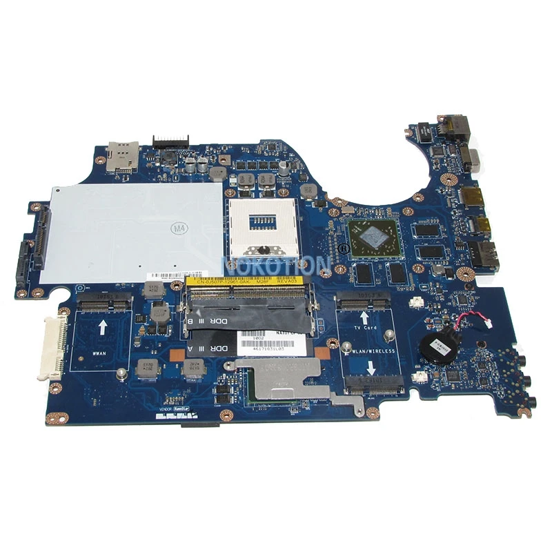 NOKOTION NAT01 LA-5153P CN-0J507P 0J507P J507P Laptop Motherboard For Studio 17 1747 Main Board HD4650 PM55 DDR3
