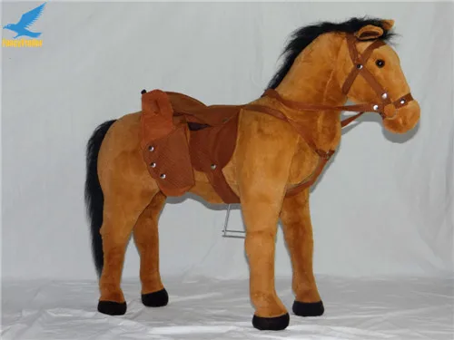 Fancytrader 32'' 82cm Large Soft Stuffed Plush Simulated Animal War Horse Toy, 3 Colors Available, Free Shipping FT50609 (11)