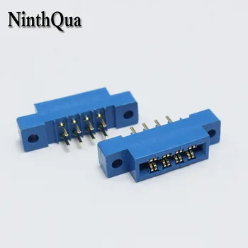 

10pcs/Lot 805 Card Edge Connector 3.96mm Pitch 2x4Row 8 Pin PCB Slot Solder Socket SP8 Dip Soldering-Block Type
