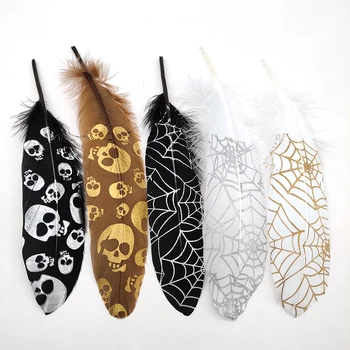 

10pcs/lot Fashion pattern White Goose Feather 16-20cm For Craft Hats Embellishment Floral Arrangement Material Accessories Plume