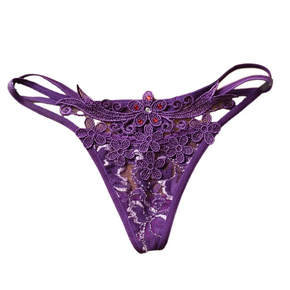 Цветочные кружева женские стринги и G сексуальные трусики Intimates дышащие Для