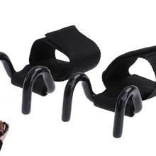 Регулируемая сильный Сталь крюк Захваты ремни черный наручные Поддержка Лифт Ремень 36 см Вес подъемная сила тренировки Спорт фитнес