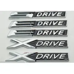 Chrome письма SDRIVE EDRIVE XDRIVE Магистральные Fender эмблемы значка Значки Эмблемы для BMW 1 3 4 5 6 7 серии x1 X3 X4 X5 X6 Z4 GT