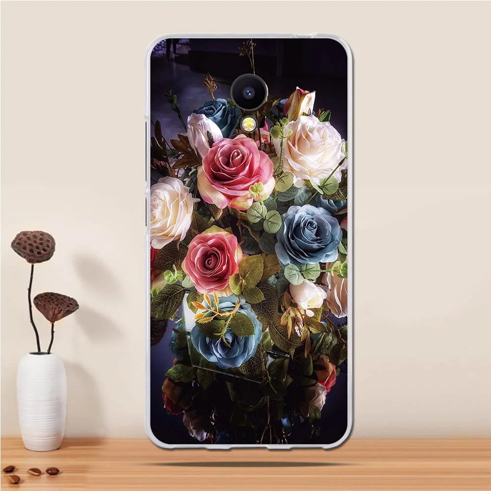 Аксессуары для Meizu M5c очаровательный синий чехол A5 задняя крышка Мягкий