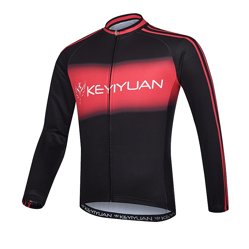 KEYIYUAN male cycling long sleeves tops male summer sportswear mountain