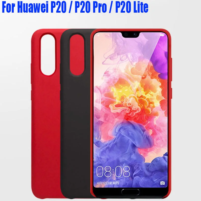 Жидкий Силиконовый ТПУ чехол для Huawei P30 Pro P20 Lite детская кожа задняя крышка HP202 |