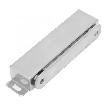 

10Pcs Single Door Glass Door Magnet Stainless Steel Latch For Cabinet Door Closers For Automatically Spring Hinge Door Closer
