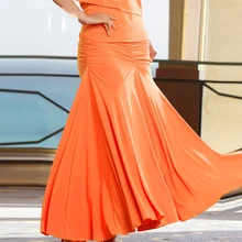 Новинка, Современная Расширенная юбка для танцев, юбка для бальных танцев, расширенная юбка для фламенко, платье для вальса, юбка для соревнований