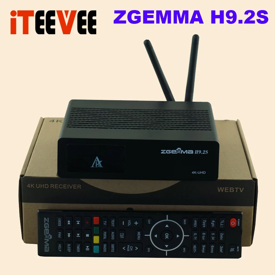 4K спутниковый ТВ приемник Engima2 zgemma h9.2s двойной dvb s2x Мули-поток iptv Сталкер bulit в wifi