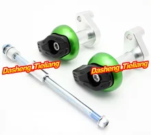 Para KTM DUKE 125 200 2012 2013 Frame Sliders Crash Pads Protector, motocicleta Piezas de Recambio de Accesorios, de Color verde