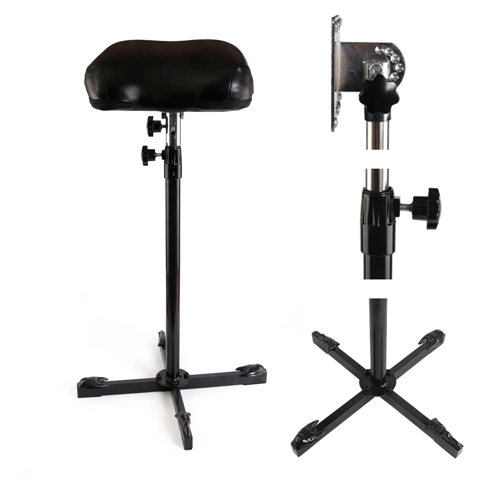 

Professional 1Pcs New Black Tattoo Heavy Duty Iron Tattoo Arm Rest Leg Rest Full Adjustable Armrest Supply accessoire de tatoo