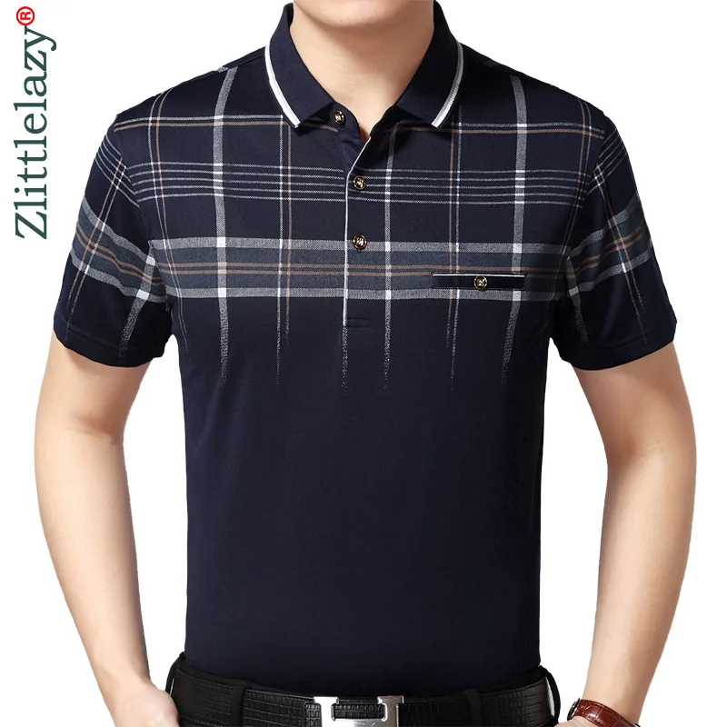 

2019 hot real pocket bodybuilding short sleeve polo shirt men plaid polos summer pol tee shirts mens dress poloshirt jersey 1388