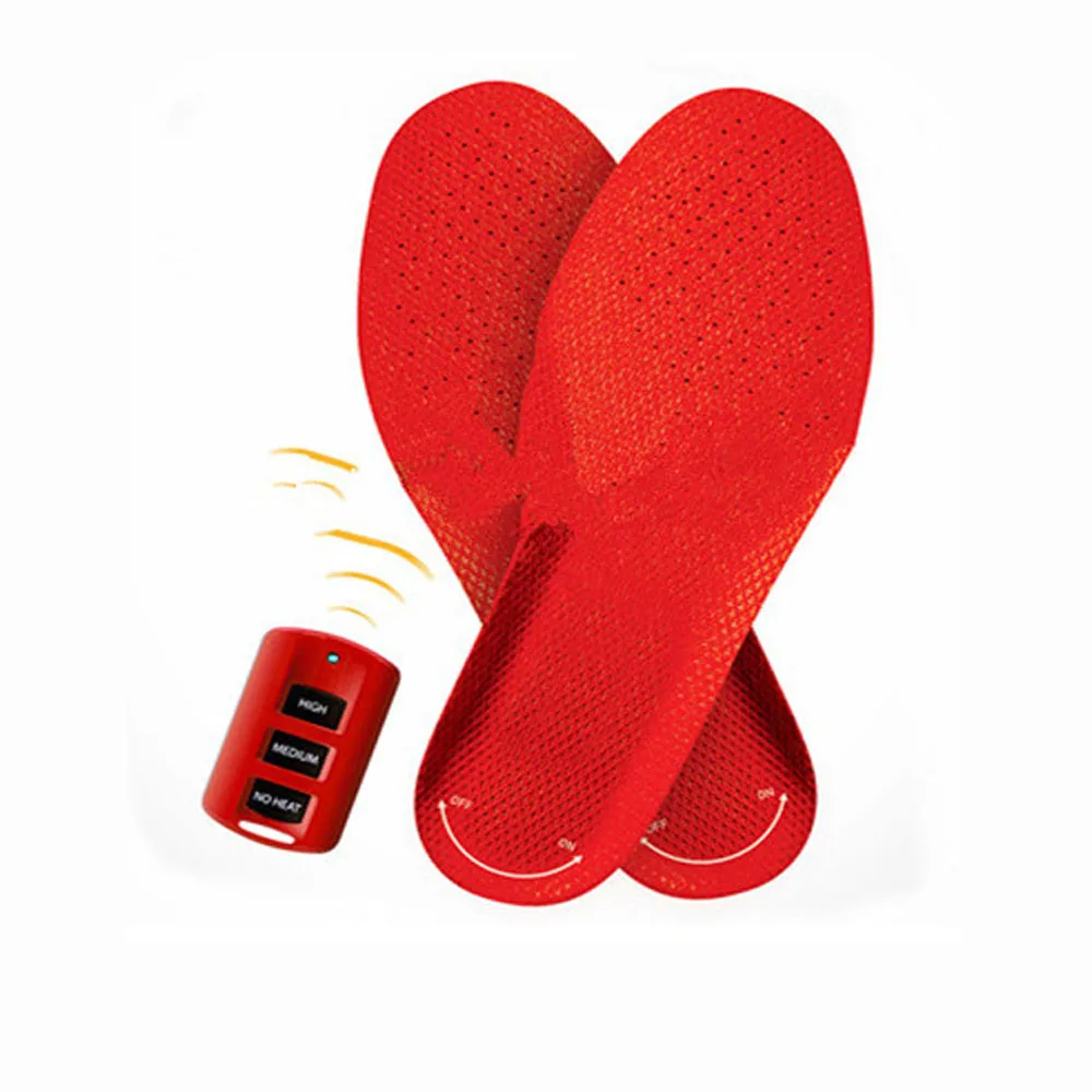 NEW ARRIVAL warm Electric heated Insoles soles For women men Shoes boot