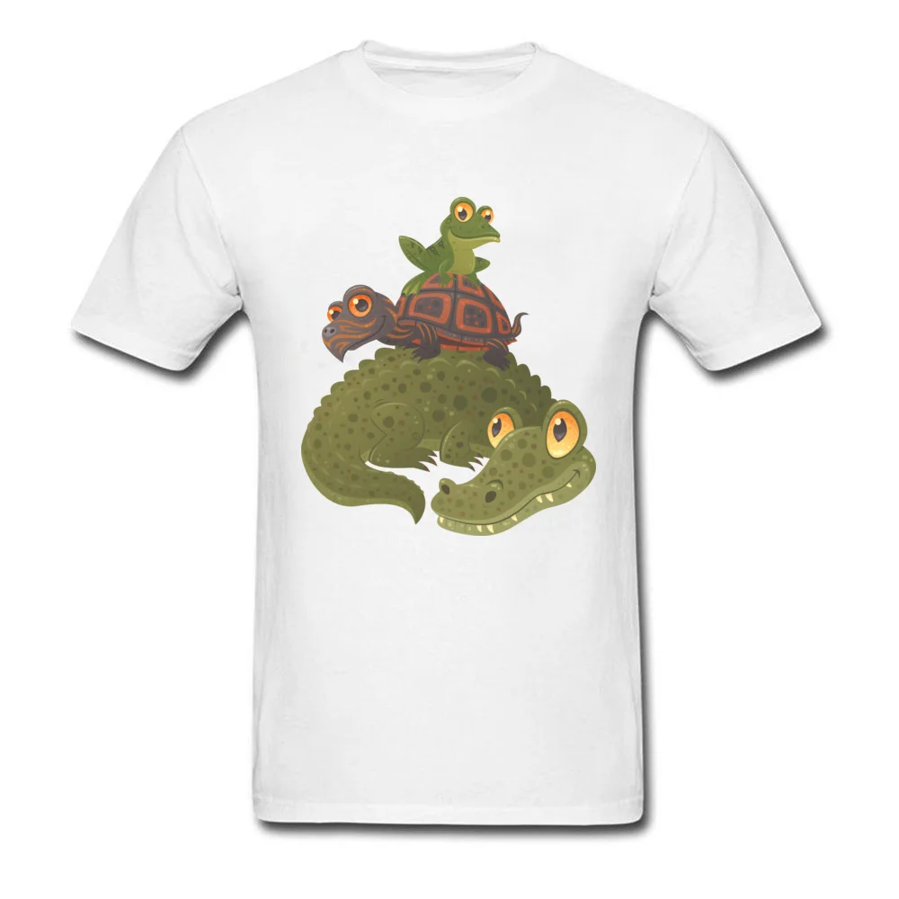 Hip hop Swamp Squad Tops Shirt for Men Rife Summer Fall Round Neck Cotton Fabric Short Sleeve T Shirts Group Tee Shirts Swamp Squad white